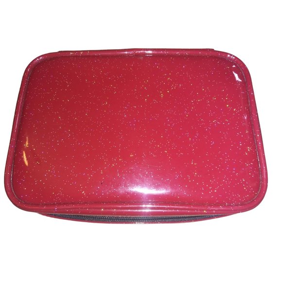 Guitar Hero On Tour Storage Case Nintendo DS RED Sparkle Travel Bag - Picture 2 of 8